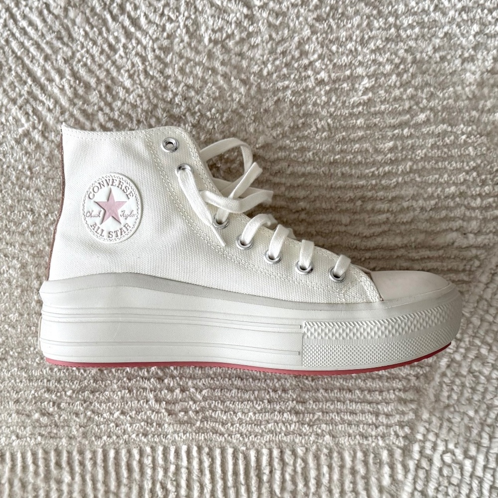 Converse Chuck Taylor All Star Move Platform Tonal Canvas Sz 9
